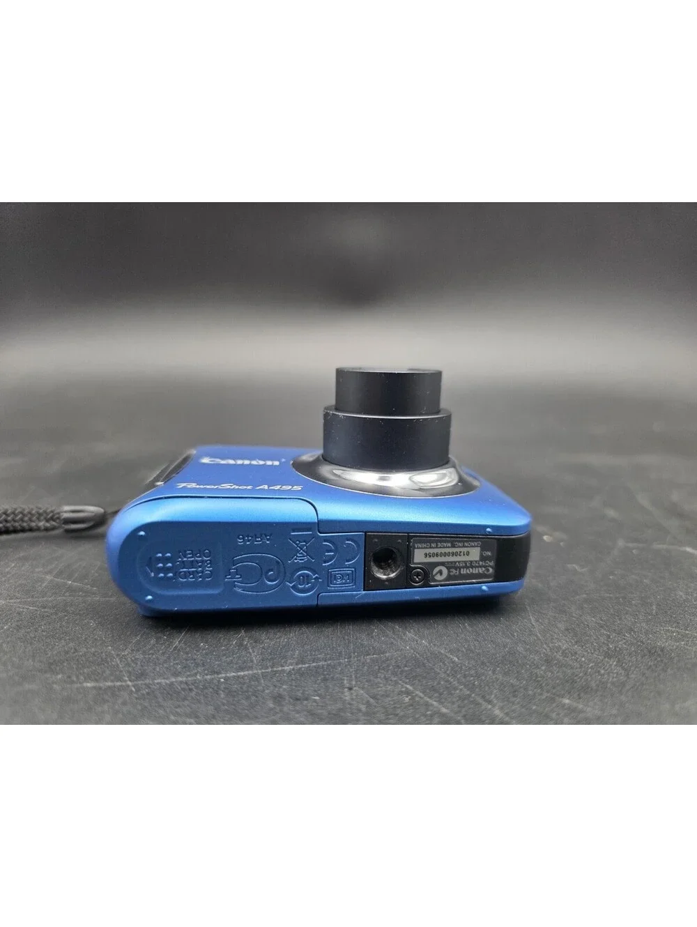Canon PowerShot A495 10.0MP Digital Camera Blue Tested Read